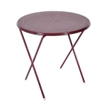Stolik TOPAZ śr.65cm turyst. - bordo K