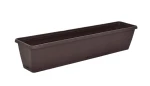 Skrzynka balkonowa 80+podstawka-brąz K
