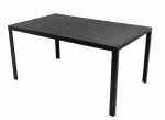 stół prostokątny 150- czarny