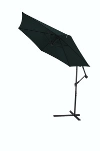 Parasol boczny 300 cm polyester - zielony