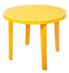 Stół OPAL okrągły śr.90cm - żółty K