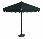 Parasol połówkowy 270 cm. - grafitowy