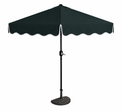 parasol 270 cm połówkowy grafit.png