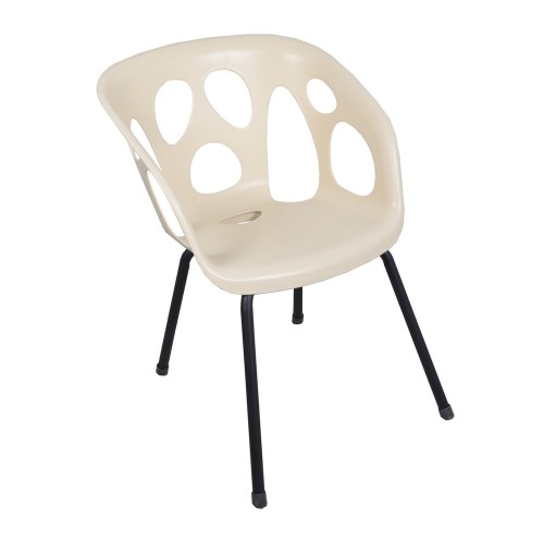 Krzesło GHOST kość słoniowa - zdjęcie główne