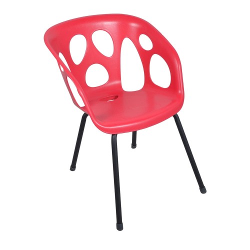 Krzesło GHOST malinowe - zdjęcie główne