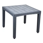 Stół DIA 80x80cm. deska - ciemny antracyt K