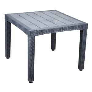 Stół DIA 80x80cm. deska - ciemny antracyt K