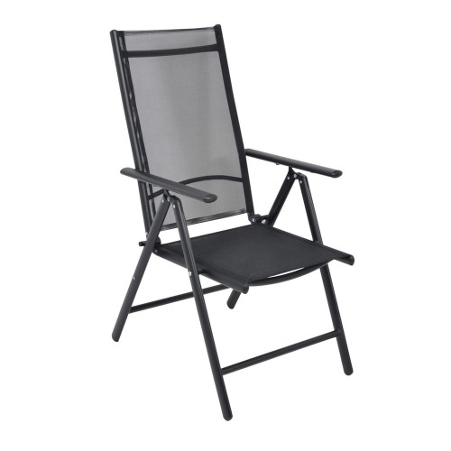 Fotel 7-pozycyjny czarny