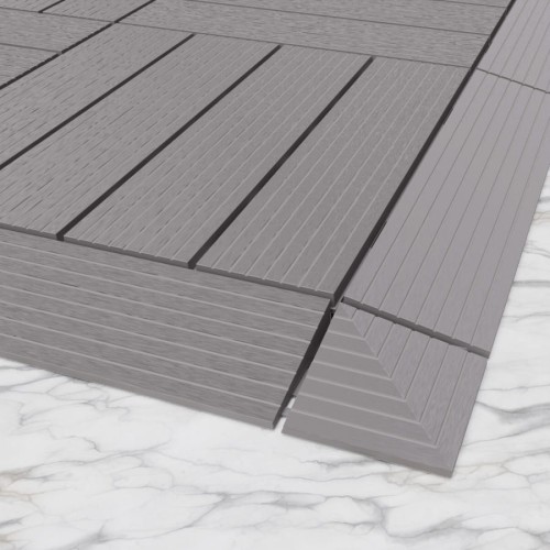 Parkiet tarasowy listwa - szary