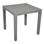 Stół RIO 80x80cm. rattan - szary K