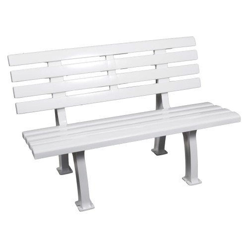 Ławka ogrodowa PERŁA biała - zdjęcie główne