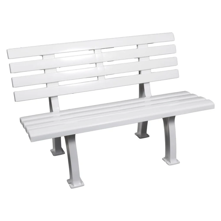 Ławka ogrodowa PERŁA biała - zdjęcie główne