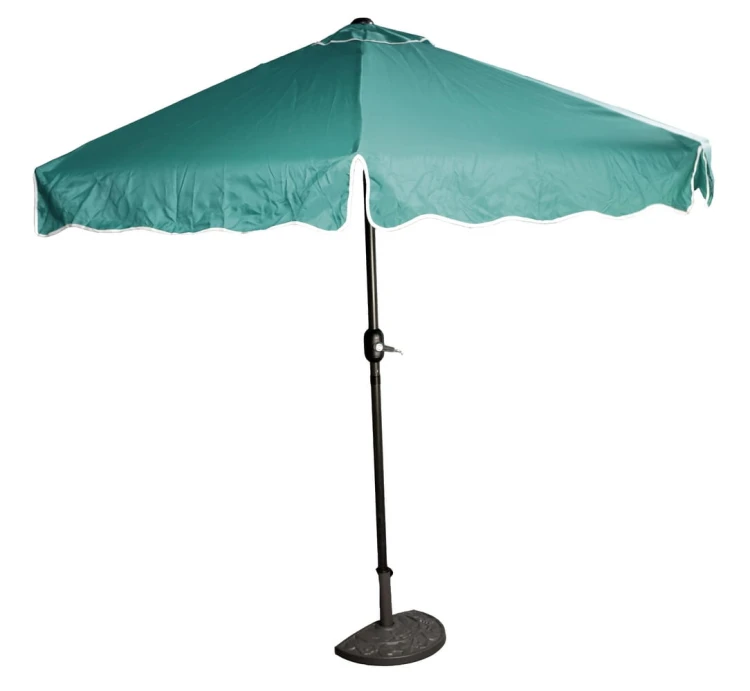 Parasol połówkowy 270 cm. - zielony