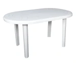 Stół JANTAR owalny 135x80cm - biały K
